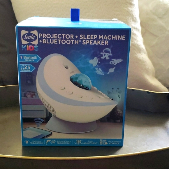 Sealy Other - NIB - SEALY KIDS PROJECTOR & SLEEP MACHINE W/BLUETOOTH SPEAKER